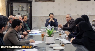 برگزاری جلسه ستاد برگزاری جشنواره ی کشوری آموزش زبان عربی در دانشگاه فرهنگیان استان خراسان رضوی