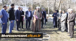 برگزاری مراسم کلنگ زنی زائرسرای دانشگاه فرهنگیان خراسان رضوی