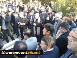 غبار روبی مزار شهدا با حضور استاندار خراسان رضوی 3