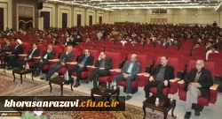 برگزاری آیین بزرگداشت دهه فجر در پردیس شهید بهشتی دانشگاه فرهنگیان خراسان رضوی