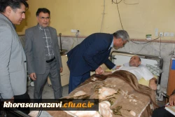 عیادت دانشجو معلمان دانشگاه فرهنگیان خراسان رضوی از جانبازان قطع نخاعی در مرکز توانبخشی امام خمینی (ره) مشهد 4
