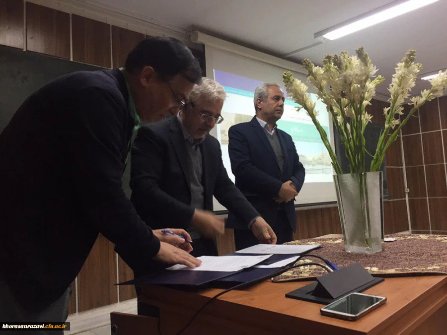 انعقاد تفاهم نامه همکاری دانشگاه فرهنگیان خراسان رضوی با دانشگاه فردوسی مشهد 5