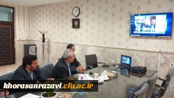 برگزاری جلسه ویدیو کنفرانس هماهنگی مرکز و پردیس های استان در خصوص ارائه آموزش الکترونیکی دروس 2