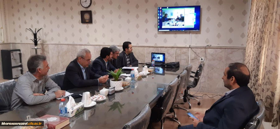 برگزاری جلسه ویدیو کنفرانس هماهنگی مرکز و پردیس های استان در خصوص ارائه آموزش الکترونیکی دروس 3
