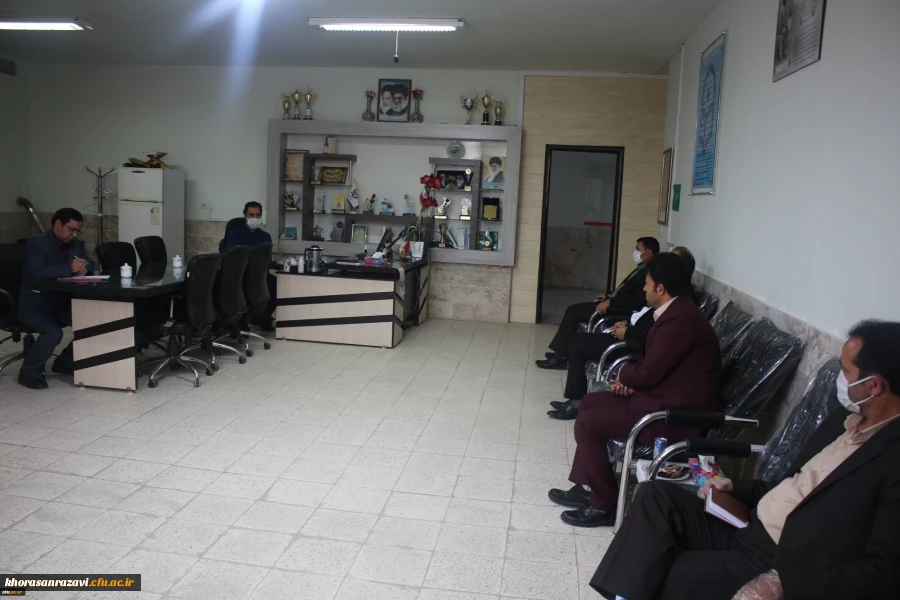 برگزاری جلسه اساتید کارورزی واحد شهید رجایی تربت حیدریه در خصوص ارائه برنامه های آموزش غیر حضوری