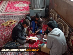 برگزاری اردوی جهادی تدریس دانشجو معلمان در روستاهای محروم شهرستان نیشابور به همت بسیج دانشجویی 3