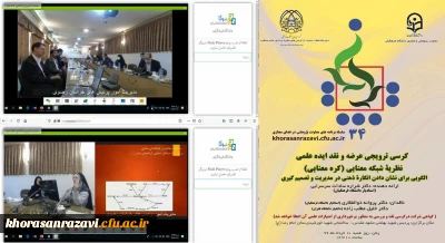 در دانشگاه فرهنگیان استان خراسان رضوی برگزار می شود؛

برگزاری سی و چهارمین  کرسی ترویجی دانشگاه فرهنگیان به شیوه مجازی