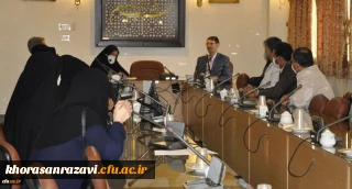 برگزاری جلسه شورای استادان گروه آموزشی زبان انگلیسی دانشگاه فرهنگیان خراسان رضوی