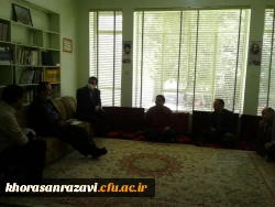 ا حضور سرپرست و کارکنان واحد دانشور انجام شد :
دیدار با نماینده محترم شهرستان نیشابور آقای مهندس ارکانی و گفتگو در خصوص مسائل جاری دانشگاه فرهنگیان
 2