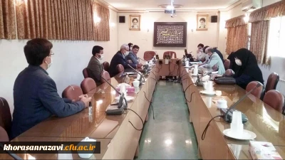 جلسه هماهنگی ستاد برگزاری نخستین جشنواره کشوری تجربیات برتر آموزش زبان عربی در دانشگاه فرهنگیان خراسان رضوی