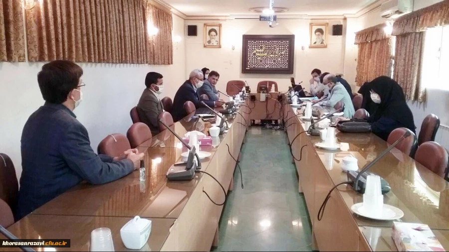 جلسه هماهنگی ستاد برگزاری نخستین جشنواره کشوری تجربیات برتر آموزش زبان عربی در دانشگاه فرهنگیان خراسان رضوی