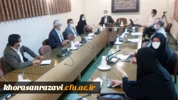 جلسه هماهنگی ستاد برگزاری نخستین جشنواره کشوری تجربیات برتر آموزش زبان عربی در دانشگاه فرهنگیان خراسان رضوی