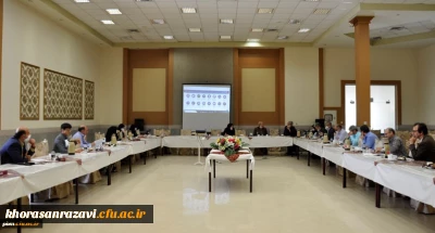 برگزاری جلسه مدیران گروه های آموزشی دانشگاه فرهنگیان خراسان رضوی