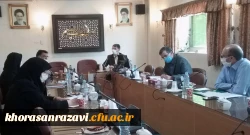 جلسه هماهنگی برگزاری نخستین جشنواره ملی آموزش زبان عربی به شیوه مجازی در دانشگاه فرهنگیان خراسان رضوی