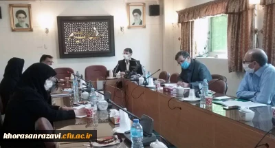 جلسه هماهنگی برگزاری نخستین جشنواره ملی آموزش زبان عربی به شیوه مجازی در دانشگاه فرهنگیان خراسان رضوی