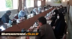 جلسه هماهنگی برگزاری نخستین جشنواره ملی آموزش زبان عربی به شیوه مجازی در دانشگاه فرهنگیان خراسان رضوی 2