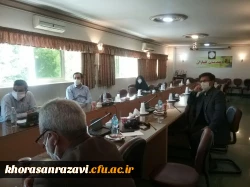 جلسه هماهنگی برگزاری نخستین جشنواره ملی آموزش زبان عربی به شیوه مجازی در دانشگاه فرهنگیان خراسان رضوی 5