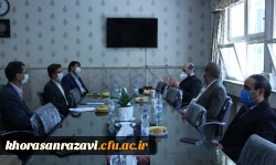 برگزاری جلسه هماهنگی ساخت پروژه مرحوم شکرریز در دانشگاه فرهنگیان خراسان رضوی