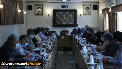 برگزاری جلسه مدیران گروه های آموزشی دانشگاه فرهنگیان خراسان رضوی در پردیس شهید بهشتی
