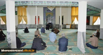 برگزاری جلسه زیارت عاشورا در دانشگاه فرهنگیان خراسان رضوی