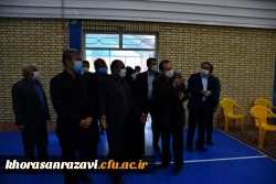 همزمان با گرامی داشت هفته دولت و با حضور معاون محترم وزیر و رئیس سازمان نوسازی مدارس انجام شد : 
آئین افتتاح سالن ورزشی چند منظوره واحد دانشور نیشابور  12