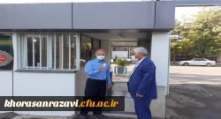 رعایت هرچه بیشتر پروتکل های بهداشتی در داشگاه فرهنگیان سبزوار 2