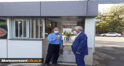 رعایت هرچه بیشتر پروتکل های بهداشتی در داشگاه فرهنگیان سبزوار