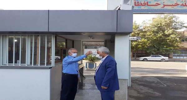 رعایت هرچه بیشتر پروتکل های بهداشتی در داشگاه فرهنگیان سبزوار 3