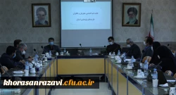 برگزاری جلسه هم اندیشی مجریان و ناظران طرح های پژوهشی دانشگاه فرهنگیان خراسان رضوی