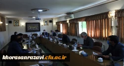 برگزاری جلسه شورای فناوری و آموزش مجازی دانشگاه فرهنگیان خراسان رضوی