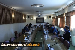برگزاری جلسه شورای فناوری و آموزش مجازی دانشگاه فرهنگیان خراسان رضوی 2