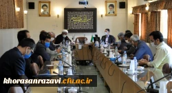 برگزاری دوازدهمین جلسه شورای پژوهشی و تحصیلات تکمیلی دانشگاه فرهنگیان استان خراسان رضوی 