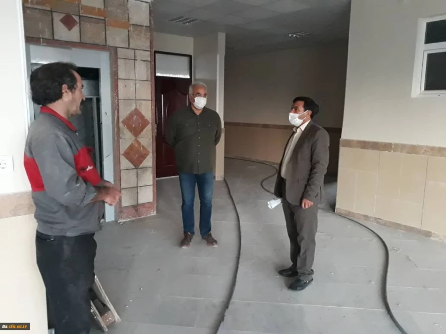 بازدید از پروژه ساختمان دوم دانشگاه فرهنگیان سبزوار 4