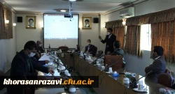 برگزاری جلسه دفاع دانشجویان معلمان کارشناسی ارشد دانشگاه فرهنگیان خراسان رضوی