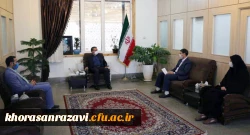 جلسه مدیر امور پردیس های دانشگاه فرهنگیان خراسان رضوی با معاون استاندار و فرماندار مشهد مقدس