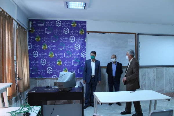 مناسب سازی اتاق های درس پردیس شهید بهشتی برای برگزاری کلاس های مجازی 2