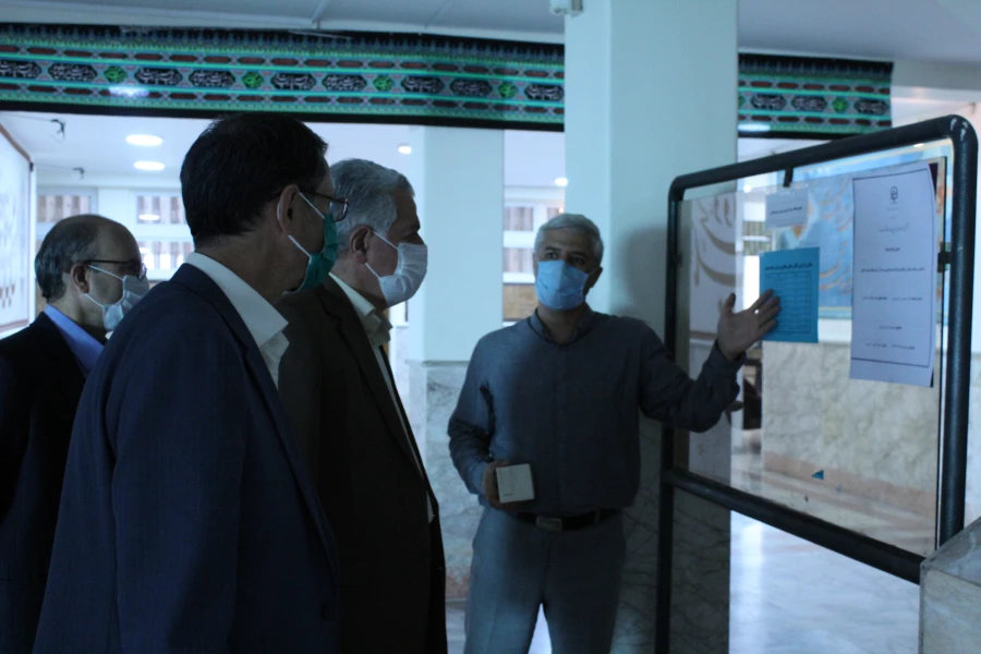 مناسب سازی اتاق های درس پردیس شهید بهشتی برای برگزاری کلاس های مجازی 3