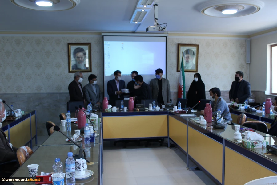 مراسم تکریم و معارفه مسئول استانی بسیج دانشجویی دانشگاه فرهنگیان خراسان رضوی 5