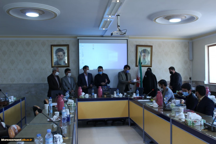 مراسم تکریم و معارفه مسئول استانی بسیج دانشجویی دانشگاه فرهنگیان خراسان رضوی 7