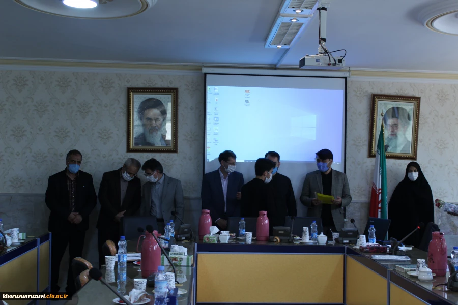 مراسم تکریم و معارفه مسئول استانی بسیج دانشجویی دانشگاه فرهنگیان خراسان رضوی 8