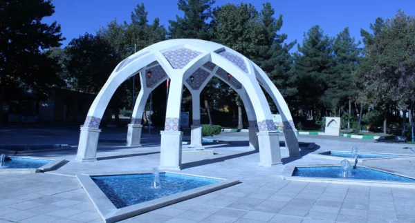 تکمیل المان شهدای گمنام و خوشنام دانشگاه فرهنگیان خراسان رضوی