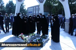 تکمیل و رونمایی از المان شهدای گمنام و خوشنام دانشگاه فرهنگیان خراسان رضوی 4