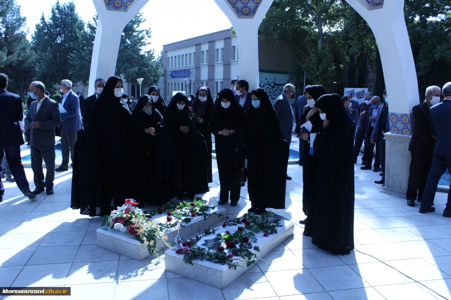 تکمیل و رونمایی از المان شهدای گمنام و خوشنام دانشگاه فرهنگیان خراسان رضوی 4