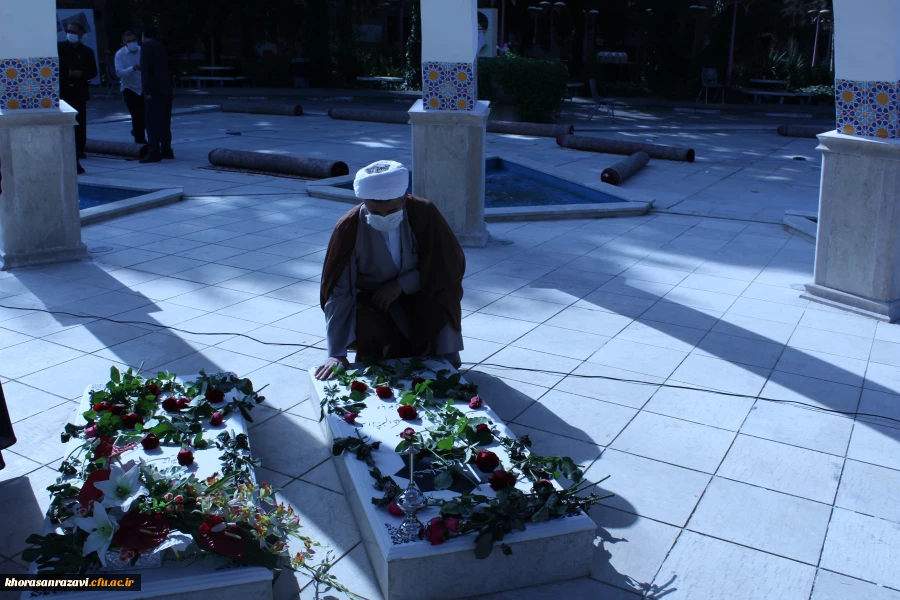 تکمیل و رونمایی از المان شهدای گمنام و خوشنام دانشگاه فرهنگیان خراسان رضوی 5