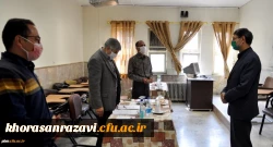 بازدید مدیر امور پردیس های خراسان رضوی از روند برگزاری مصاحبه داوطلبان ورود به دانشگاه فرهنگیان