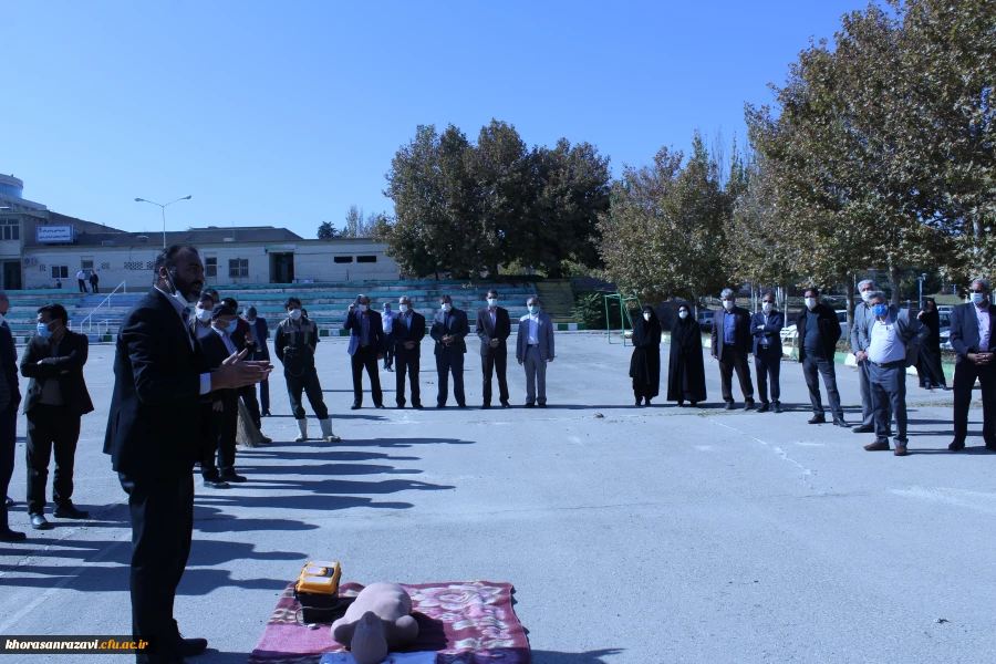 برگزاری نشست آموزشی و توجیهی رزمایش خودحفاظتی و خودمراقبتی دانشگاه فرهنگیان خراسان رضوی 4