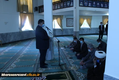 بازدید مدیرکل پدافند غیرعامل استانداری خراسان رضوی از پردیس شهیدبهشتی