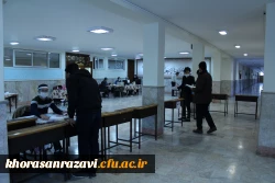 بازدید معاون فرهنگی اجتماعی دانشگاه فرهنگیان از روند ثبت نام دانشجویان نوورود 2