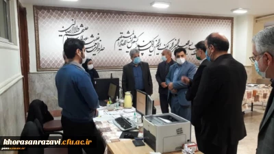 بازدید معاون فرهنگی اجتماعی دانشگاه فرهنگیان از روند ثبت نام دانشجویان نوورود