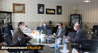 جلسه مشترک نمایندگان منتخب کانون پیشکسوتان دانشگاه فرهنگیان خراسان رضوی با مدیر امور پردیس های دانشگاه فرهنگیان استان